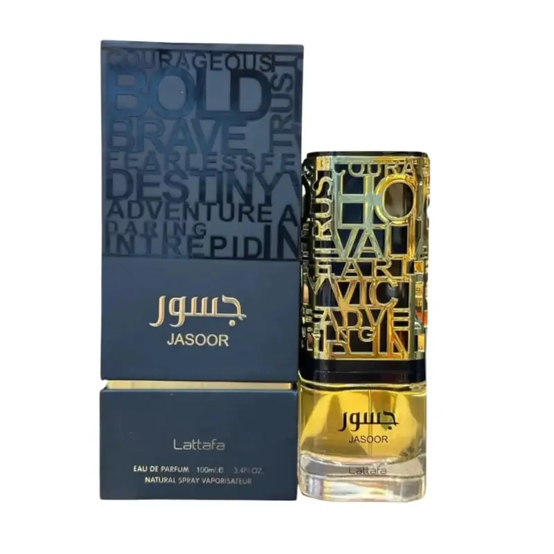 Lattafa Jasoor Eau De Parfum Spray for Men, 3.4 Ounce  / 100 ml   |  2024 Best Fragrance  Gift| Long Lasting Cologne