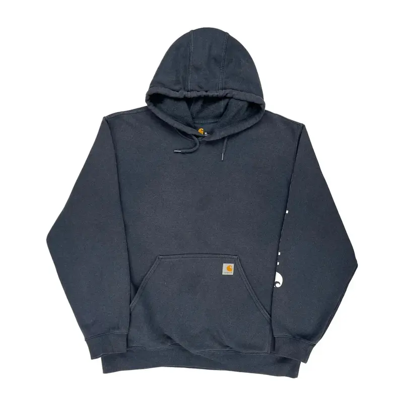 Carhartt Hoodie - XL Navy Cotton Blend
