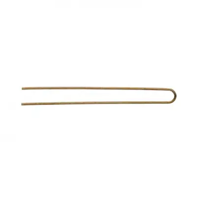 Eurostil Smooth bronze bun pins Box 1pc