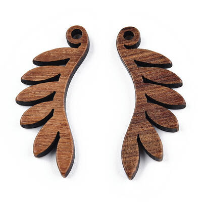 Natural Walnut Wood Pendants