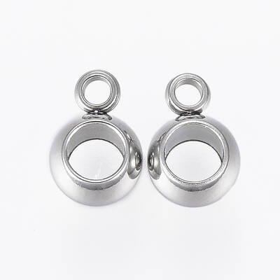Tarnish Resistant 201 Stainless Steel Tube Bails