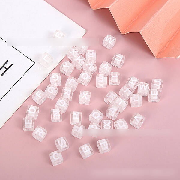 Transparent Acrylic Enamel Beads