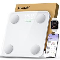 Ovutek Smart Scale for Body Weight, Digital Bathroom Scale BMI Weighing Body Fat Scale, Accurate Body Composition Scale Monit...