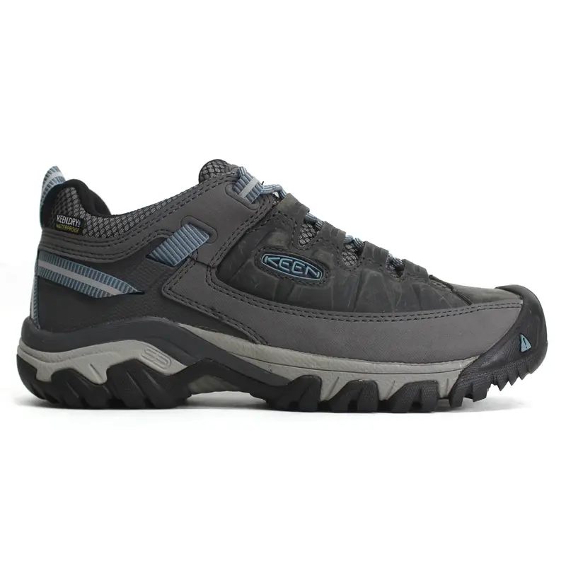 Keen Targhee III Leather Textile Women's Lace Up Shoes - Magnet Smoke Blue - Size:US 9 Women
