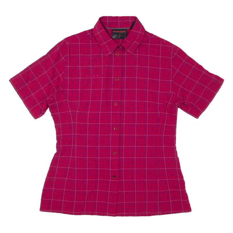 MAMMUT Womens Shirt Purple Check S