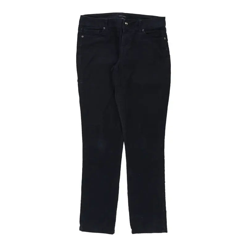 Tommy Hilfiger Cord Trousers - 34W UK 12 Navy Cotton