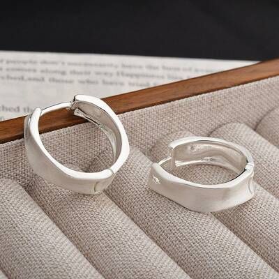 Brass Hoop Earrings for Women
