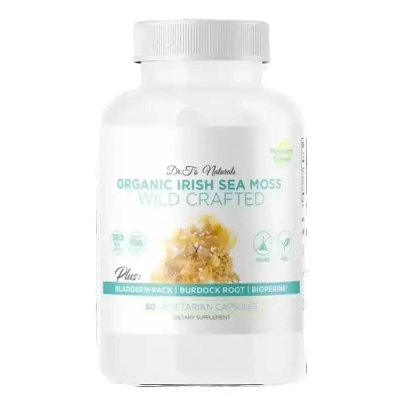 Organic Sea Moss | Bladderwrack |  Burdock capsules used to assist with  Digestive Health and improve your natural regulators...
