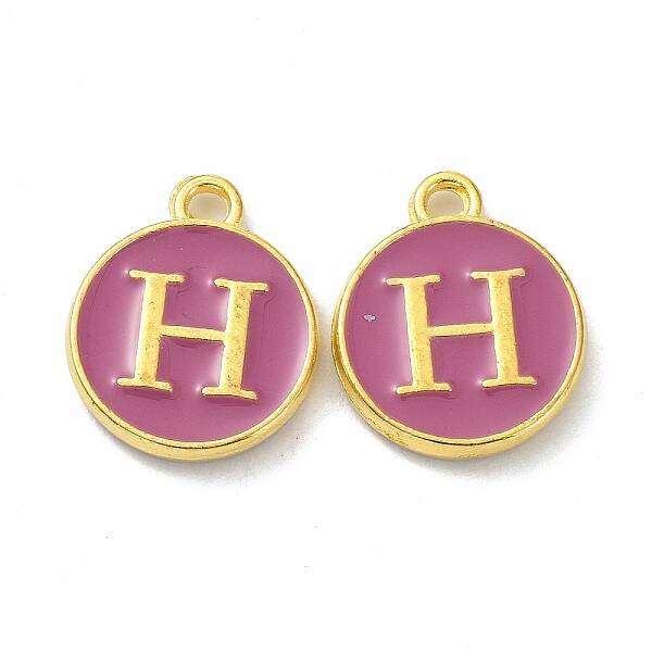 Golden Plated Alloy Enamel Charms