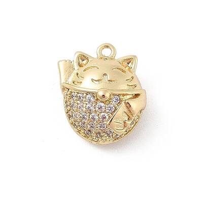 Brass Pave Cubic Zirconia Pendants