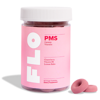 FLO PMS Gummies for Women, 30 Servings (Pack of 1) - Proactive PMS Relief - Targets Hormonal Breakouts, Bloating, Cramps, & M...