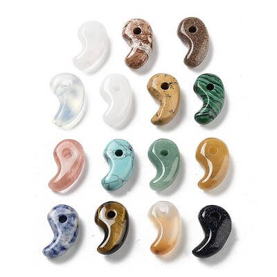 Natural & Synthetic Mixed Gemstone Pendants
