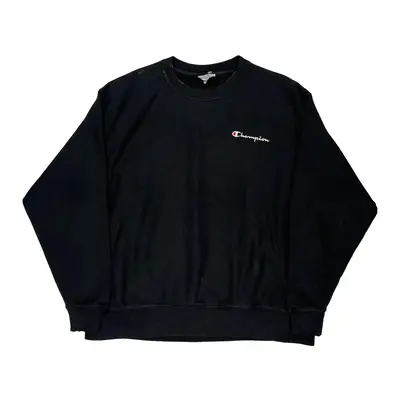 Reverse Weave Champion Sweatshirt - XL Black Cotton Blend