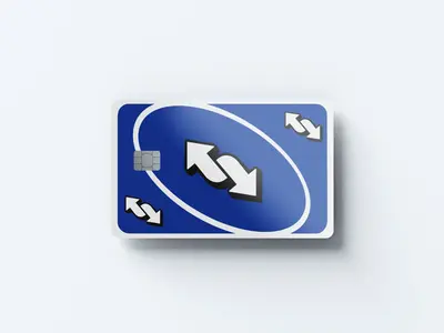 Reverse Card - Credit/Debit card skin/cover