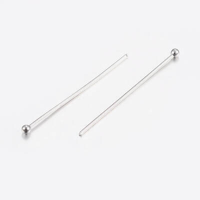 Tarnish Resistant 304 Stainless Steel Ball Head Pins