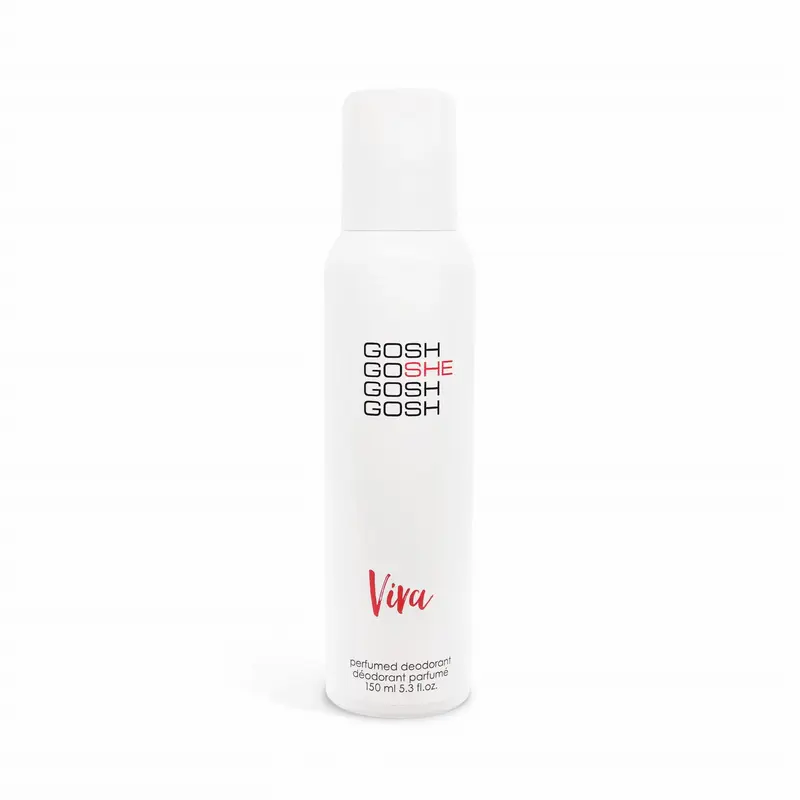 Gosh She Viva White Musk Spray Deodorant Antiperspirant for women 150 ml