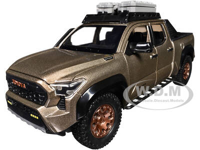 2024 Toyota Tacoma Trailhunter Edition Pickup Truck Bronze Metallic 1/24 Diecast Model Car