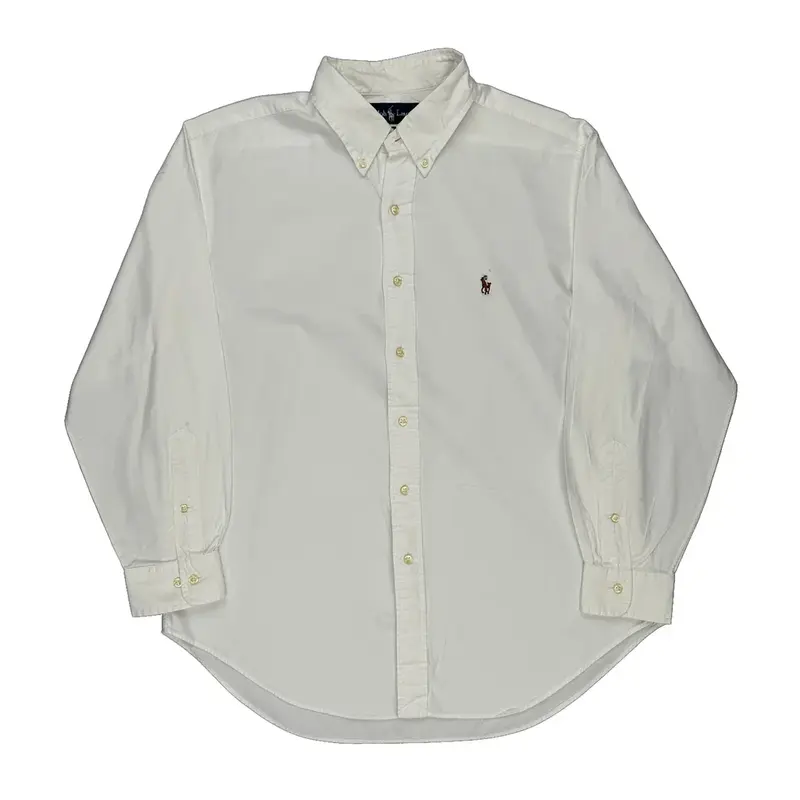 Ralph Lauren Shirt - Large White Cotton