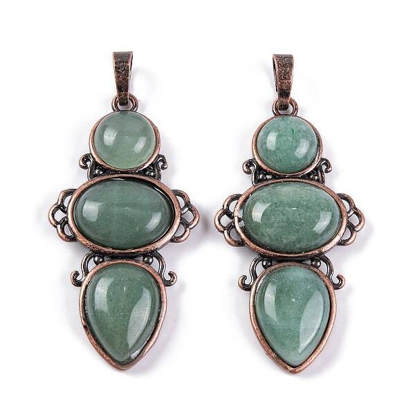 Natural Green Aventurine Pendants