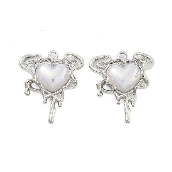 Rack Plating Alloy Resin Pendants