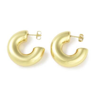 Ion Plating(IP) 304 Stainless Steel Stud Earrings for Women