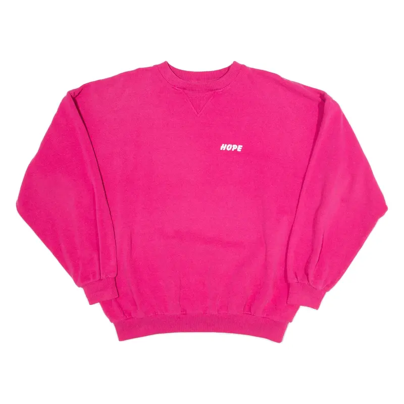 HOPE Womens Sweatshirt Pink XL