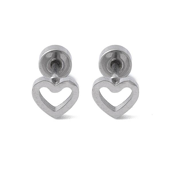 304 Stainless Steel Stud Earrings for Women