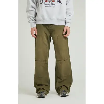 Pacsun Men's Blake Extreme Baggy Jeans Cargo Carpenter Olive