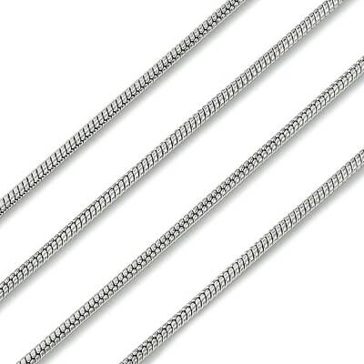 Tarnish Resistant 304 Stainless Steel Round Snake Chains