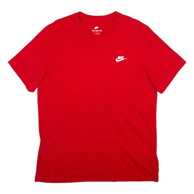NIKE Mens T-Shirt Red L