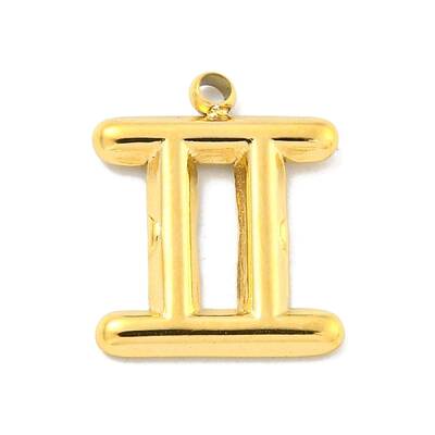 Real 18K Gold Plated PVD Vacuum Plating 304 Stainless Steel Pendants