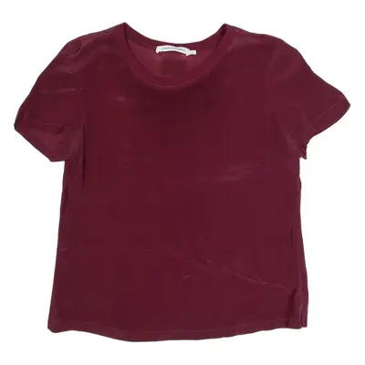 CALVIN KLEIN JEANS Womens Top Red M