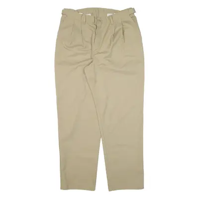DICKIES Workwear Mens Trousers Beige Relaxed Straight W36 L32