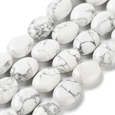 Natural Howlite Beads Strands