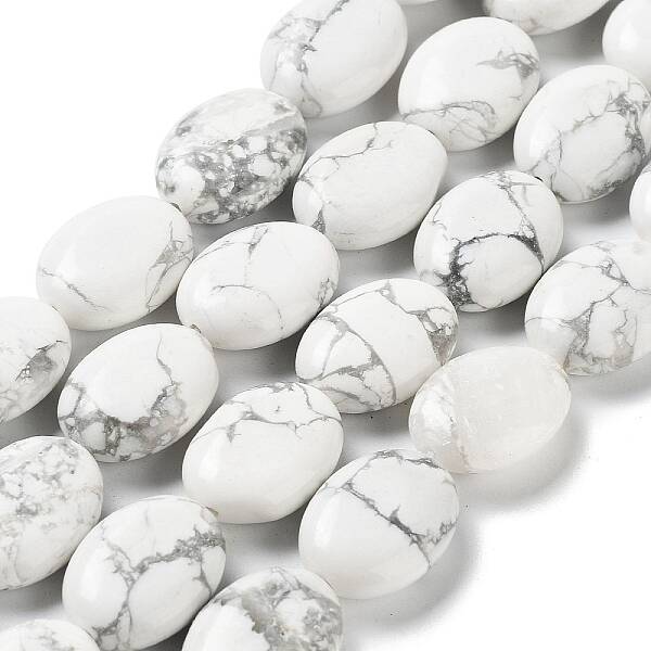 Natural Howlite Beads Strands