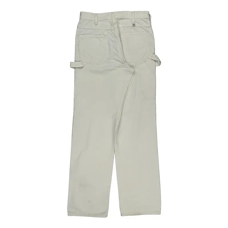 Dickies Carpenter Trousers - 29? Waist White Cotton