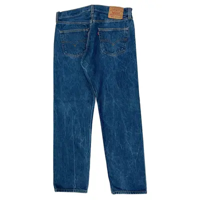 501 Levis Jeans - 33W 31L Blue Cotton