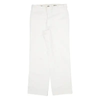 DICKIES 874 Workwear Mens Trousers White Regular Straight W30 L28