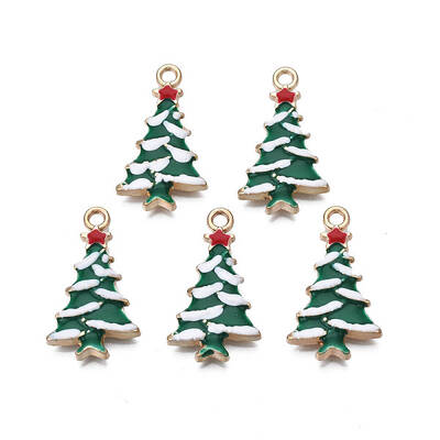 Rack Plating Alloy Enamel Pendants