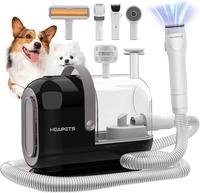 Heapets Dog Grooming Vacuum Kit - 3L Vacuum with 7 Tools, Low Noise Electric Clipper and Brush for Pet Shedding at Home