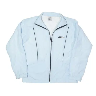 ADIDAS Track Jacket Blue Womens UK 10