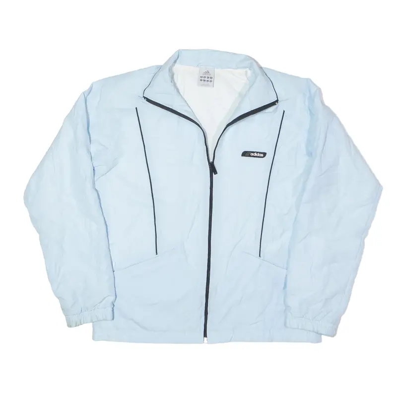 ADIDAS Track Jacket Blue Womens UK 10