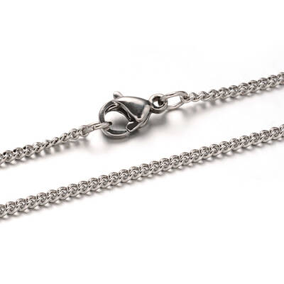 Tarnish Resistant 304 Stainless Steel Twisted Chain Necklaces