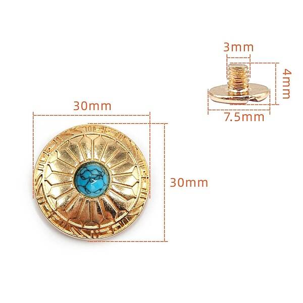 Alloy Decorative Buttons