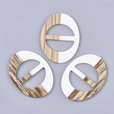 Rubberized Style Acrylic Slide Buckles
