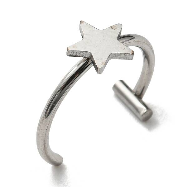 Non-Tarnish 304 Stainless Steel Eyebrow Ring