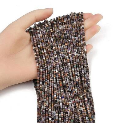 Natural Purple Fluorite Beads Strands