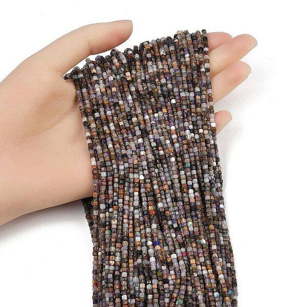 Natural Purple Fluorite Beads Strands