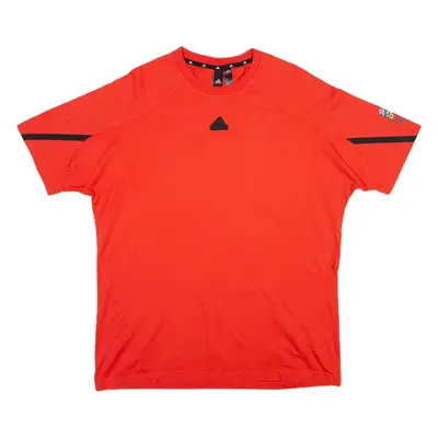 ADIDAS UEFA Nations League Netherlands Final 2023 Mens T-Shirt Pink L