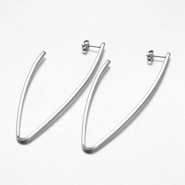 Tarnish Resistant 304 Stainless Steel Dangle Earrings